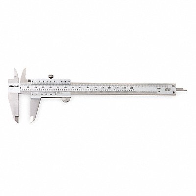 STARRETT 125MEA8200 Vernier Caliper w/Case 8 In/200mm