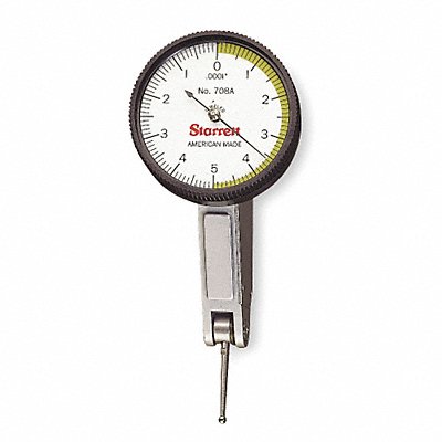 STARRETT 708ACZ Dial Test Indicator Hori 0 to 0.010 In