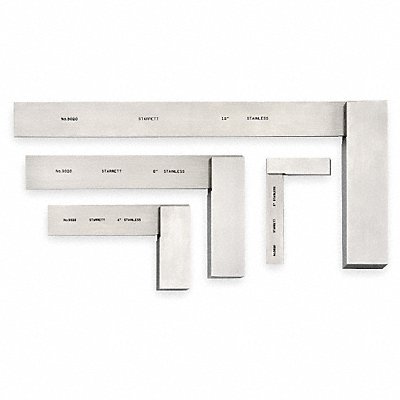 STARRETT S3020Z Precision Steel Square Set Steel