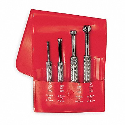 STARRETT S829EZ Small Hole Gauge Set Contact Split Ball