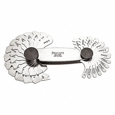 STARRETT 159M Thread Pitch Gauge Set Thread Ang 60 deg
