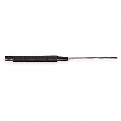 STARRETT 248A Drive Pin Punch 1/8 In Tip 8 In L