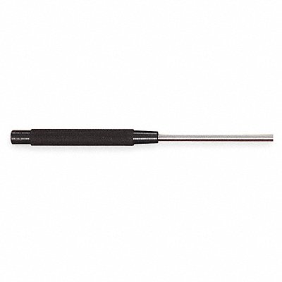 STARRETT 248C Drive Pin Punch 1/4 In Tip 8 In L