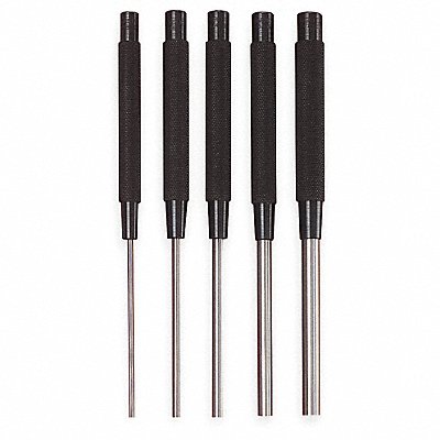 STARRETT S248PC Drive Pin Punch Set 5 Pieces Steel