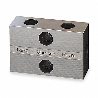 STARRETT 706AZ Inspection Block w/Case 1 to 3 In