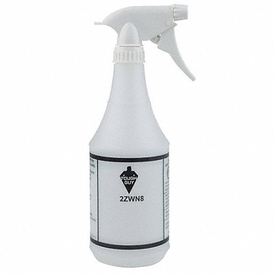 TOUGH GUY 130425 Trigger Spray Bottle 10 1/4 H White PK12