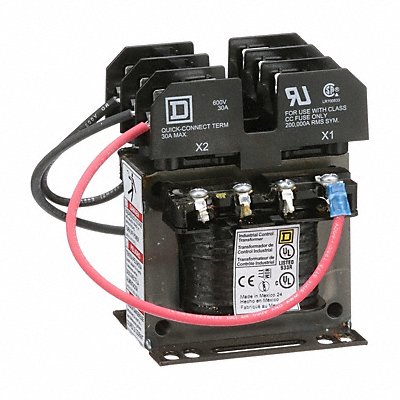 SQUARE D 9070TF50D5 Transformer Control 50Va 600V120V