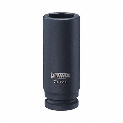 DEWALT DWMT73951OSP Deep Impact Socket 6 Pt 1/2in 21 mm