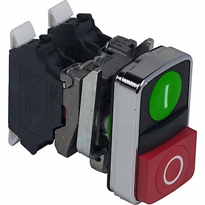 SCHNEIDER ELECTRIC XB4BL734155 MultiheadOperatr Non Illuminated Gr Red 1NO/1NC