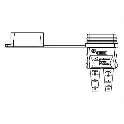 ANDERSON POWER PRODUCTS 36037P1 Environmental Boot For SB 175 TPE