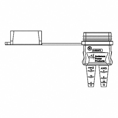 ANDERSON POWER PRODUCTS 36054P2 Environmental Boot For SB 50 TPE