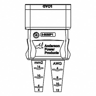 ANDERSON POWER PRODUCTS 36055P1 Environmental Boot For SB 50 TPE