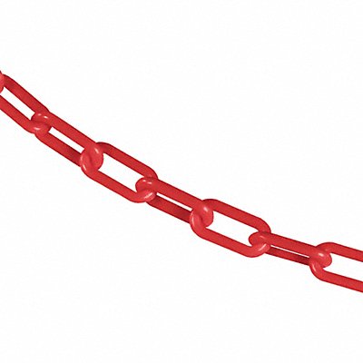 GRAINGER 3000550 Plastic Chain 50 ft L Red