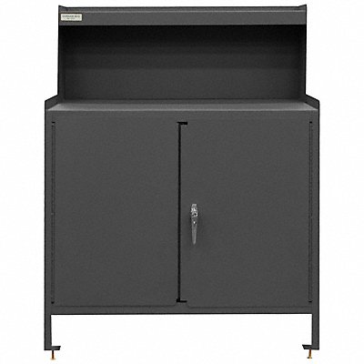 GRAINGER 3000RSLF95 Cabinet Shop Desk 47-1/4 H Grey