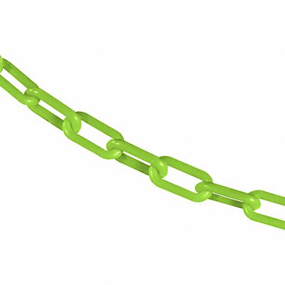 GRAINGER 3001450 Plastic Chain 50 ft L Safety Green