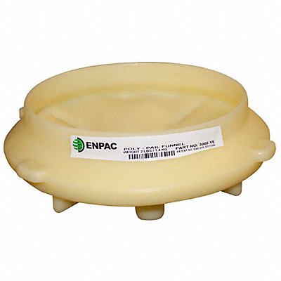 ENPAC 3005YE Safety Pail Funnel 9 1/4 In Dia