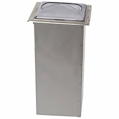 GRAINGER H2003CLSS Napkin Dispenser 5 1/2 in D 19 5/8 in H Clear