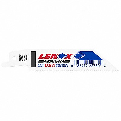 LENOX 22760OSB414R Reciprocating Saw Blades 4 L Steel PK50