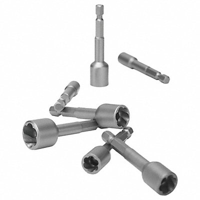 IRWIN 394100 Screw Extractor Set 7pc HCS Case