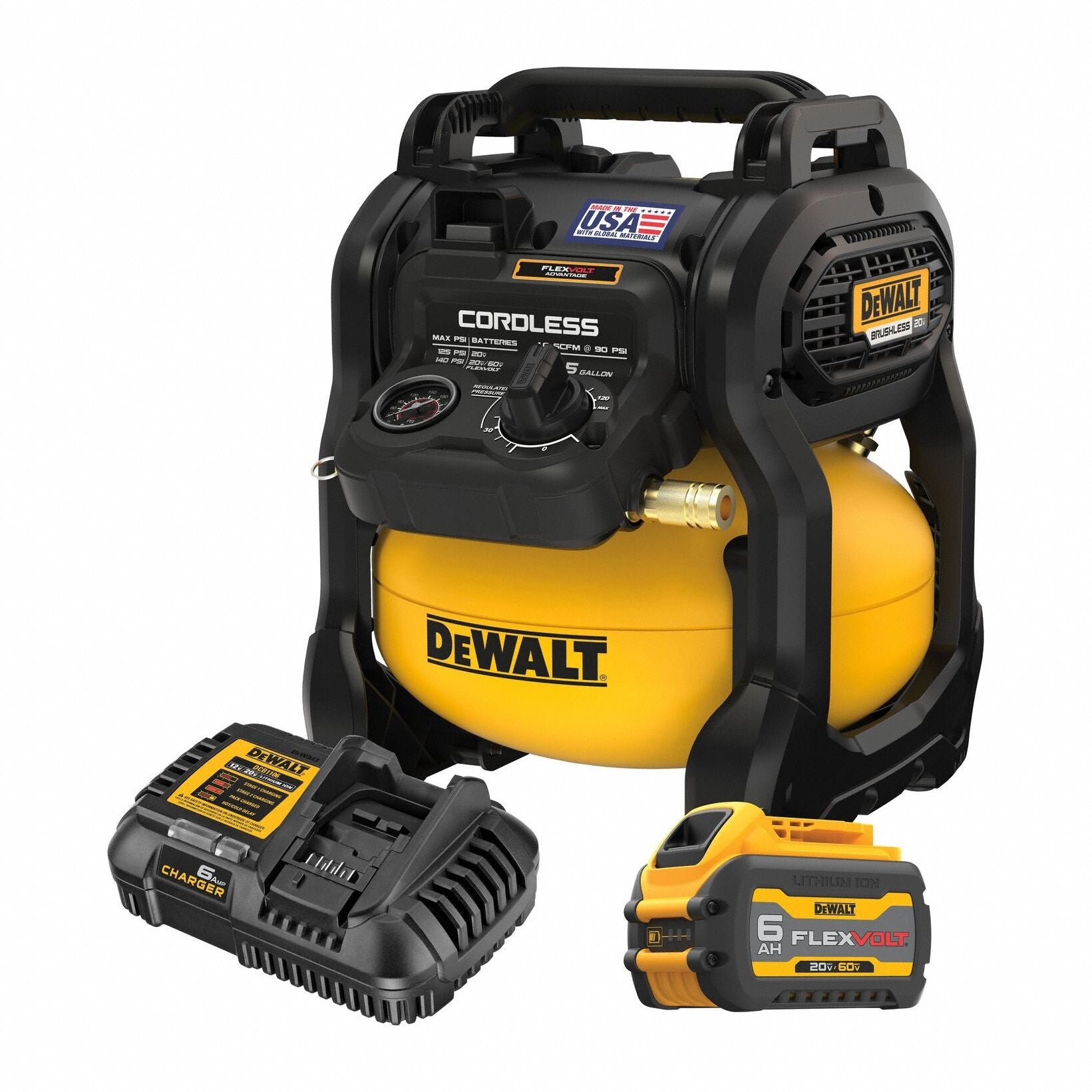 DEWALT DCC2520T1 Air Compressor 0.4 hp 2.5 gal 20VDC