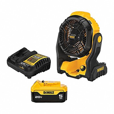 DEWALT DCE512P1 Cordless Jobsite Fan 20 V Cordless