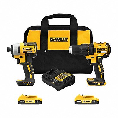 DEWALT DCK277D2 20V MAX BL DRILL IMPACT COMBO KIT