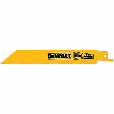 DEWALT DW4811B25 Reciprocating Saw Blade L 6 TPI 18 PK25