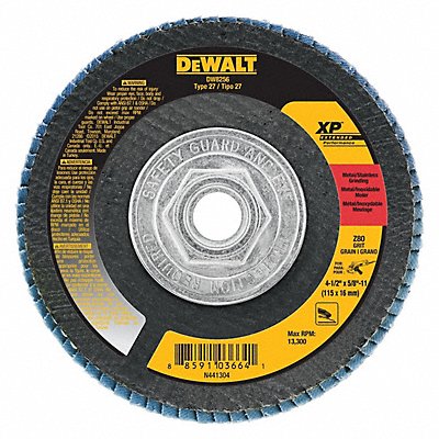 DEWALT DW8256 Fiber Disc 4 1/2 in Dia 5/8in Arbor