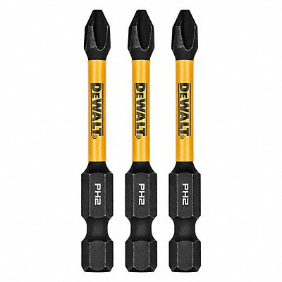 DEWALT DWAF2PH2IR3 Screwdriver Bits 1/4 in Hex Shank Size