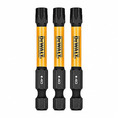 DEWALT DWAF2TX40IR3 Driver Bit L 2.25 PKG3 BitSize T40 846D48
