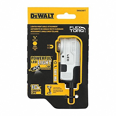 DEWALT DWALRAFT DEWALT FLEXTORQ LIGHTED RIGHT ANG