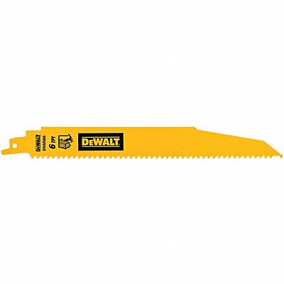 DEWALT DWAR966 Reciprocating Saw Blade L 9 TPI 6 PK5 Tapered