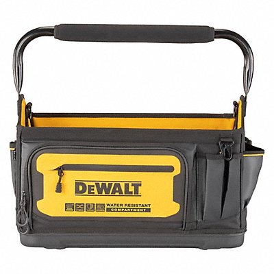 DEWALT DWST560106 Tool Bag Fabric Zipper 10-5/8 D Yellow