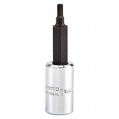 PROTO J477025M Socket Bit Steel 1/4 in TpSz 2.5 mm