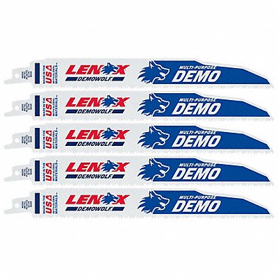 LENOX LXAR950R Reciprocating Saw Blades 9 in L Steel