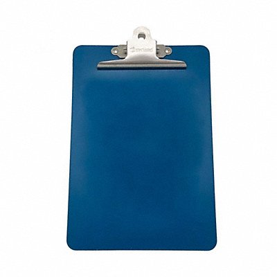 GRAINGER 300O06P01A15 Clipboard Letter Size Plastic Blue