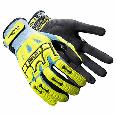 HEXARMOR 3011XXXL12 Safety Gloves 3XL Black Glove Coating PR