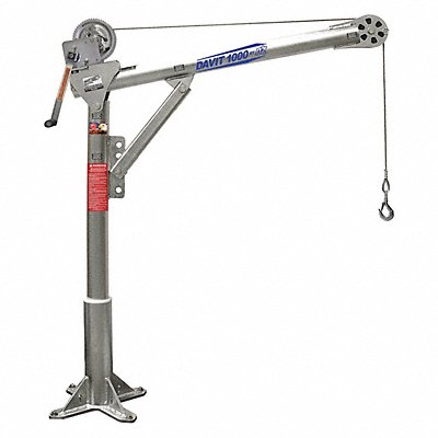 OZ LIFTING PRODUCTS OZ1000DAVSP11 DavitCraneKit 1000 lb 27.5 to 42in Reach