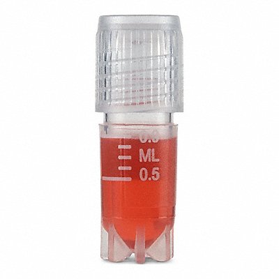 GLOBE SCIENTIFIC 30301S Cryogenic Vial 1 mL 13.5 mm Dia PK500