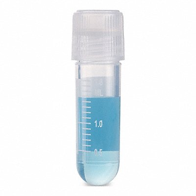 GLOBE SCIENTIFIC 30322RB Cryogenic Vial 2 mL 12.2 mm Dia PK500