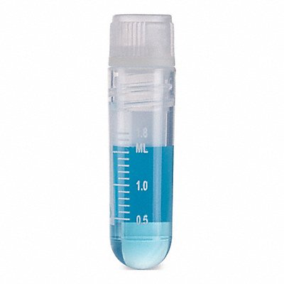 GLOBE SCIENTIFIC 30342RB Cryogenic Vial 2 mL 12.2 mm Dia PK500