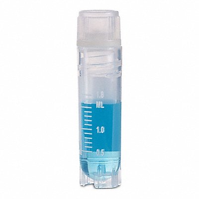 GLOBE SCIENTIFIC 30342 Cryogenic Vial 2 mL 12.2 mm Dia PK500