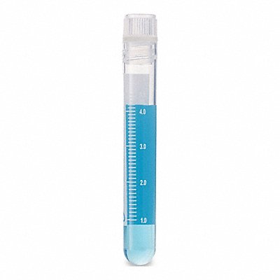 GLOBE SCIENTIFIC 30345RB Cryogenic Vial 5 mL 12.2 mm Dia PK500
