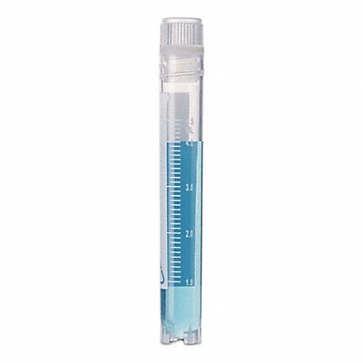 GLOBE SCIENTIFIC 30345 Cryogenic Vial 5 mL 12.2 mm Dia PK500