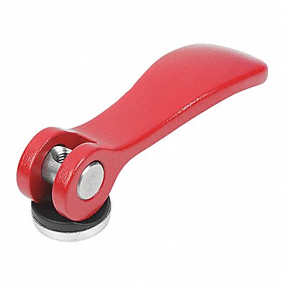 KIPP K000505014A0 Cam Lever Steel Red Aluminum 10-24