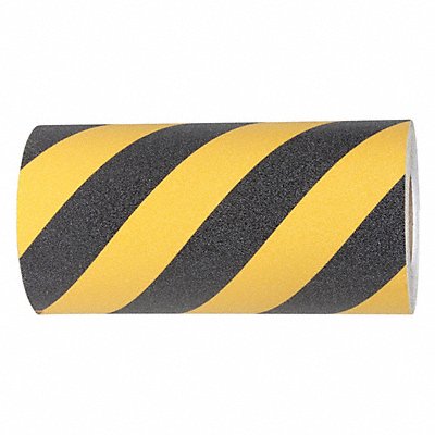 CONDOR GRAN5070 AntiSlip Tape 60 ftLx12 W BLK/Yellow 60Grit