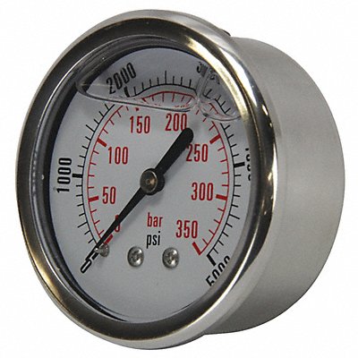 DYNAMIC 221557 Gauge Glycerine Filled 0-5000 psi
