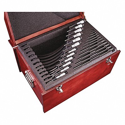 STARRETT ST436EXRLZ Micrometer Set 0 to 12 Range Ratchet