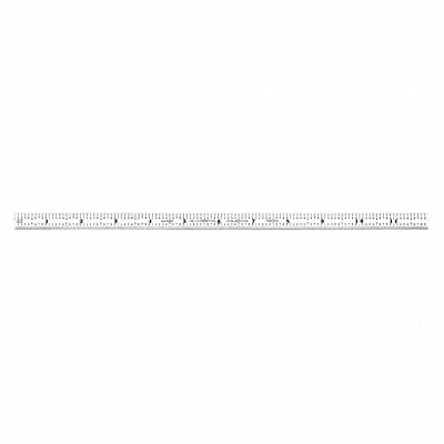 STARRETT C306R12 Ruler Full Flexible Steel 12 L x 1/2 W