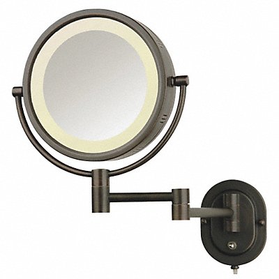 SEE ALL INDUSTRIES HLBZSA895 Lighted Makeup Mirror 10 in W 13 in H